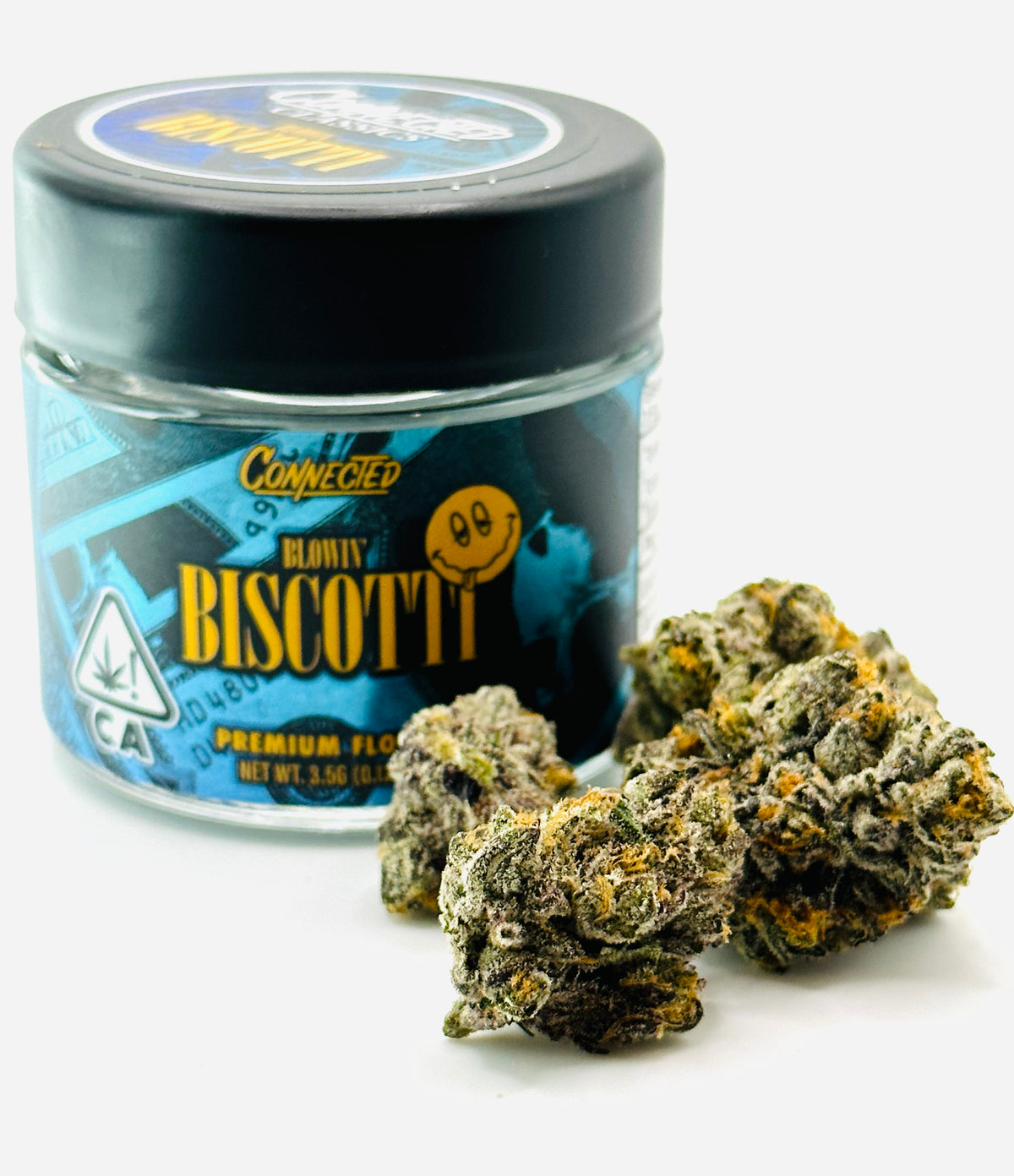 Blowin Biscotti: Connected Co: Hybrid (Indica Dominant)